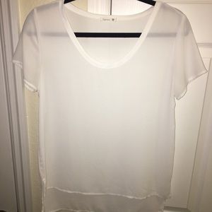 Soprano U-neck polyester blouse